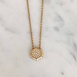 Swarovski Gold Bolt Necklace